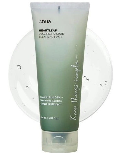 Heartleaf Succinic Moisture Cleansing Foam